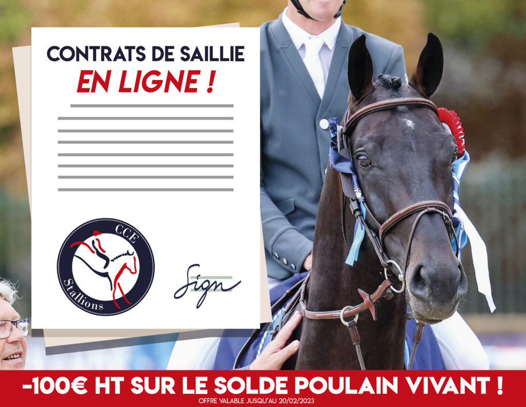 Contrats de saillie 2023 en ligne